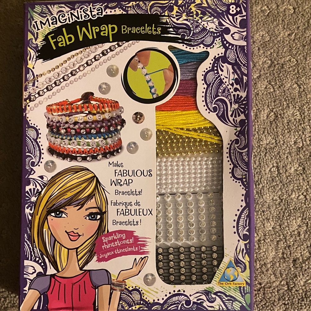 Fab Wrap Bracelet Kit with Beads and Strings